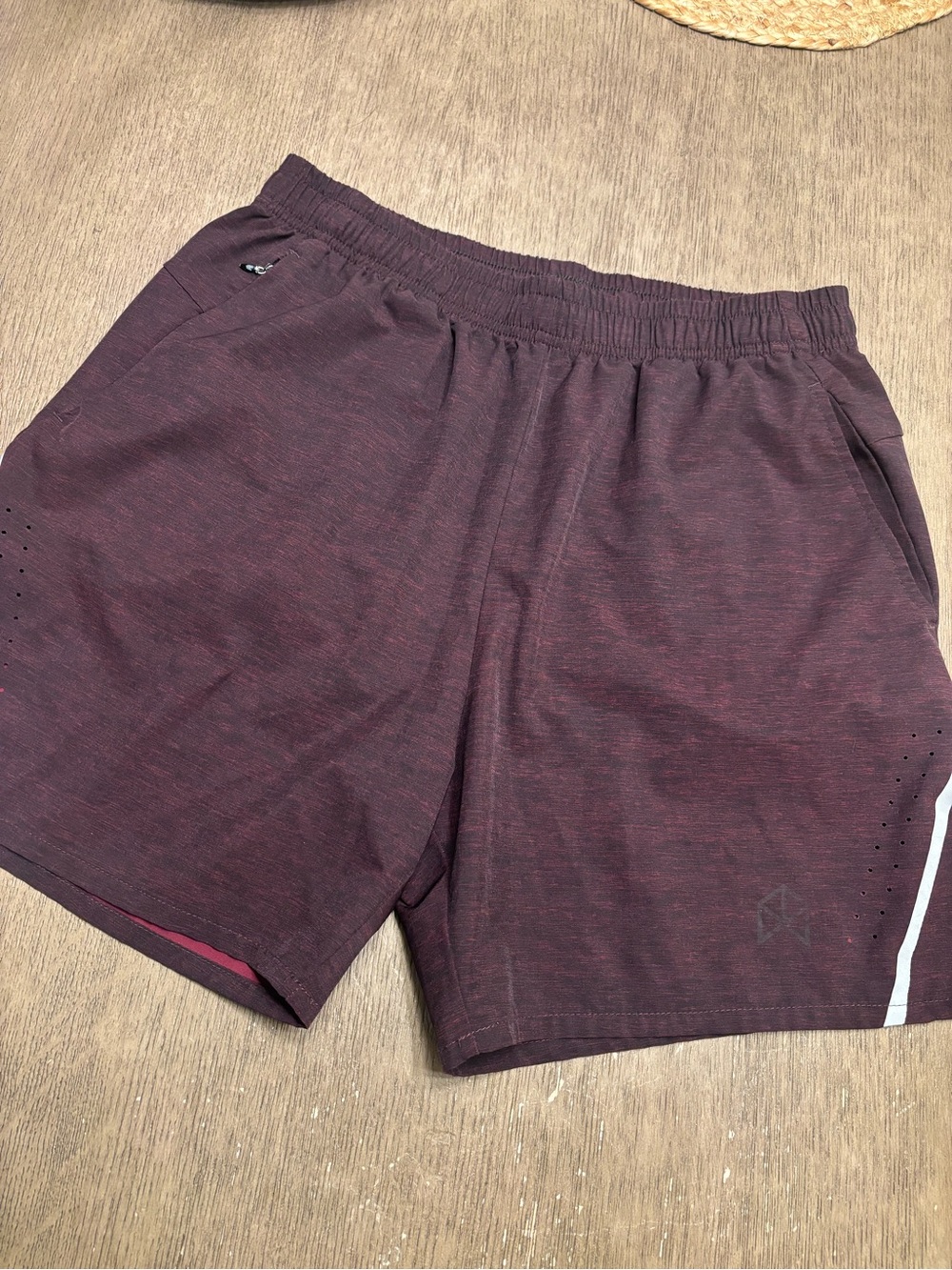 Raw gear shorts burgundy M